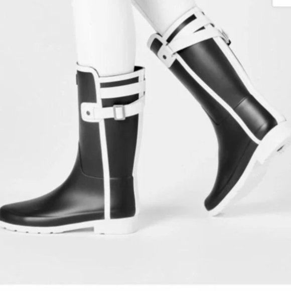 Hunter Shoes New Hunter Women Sz 8 Refined Slim Fit Navy Blue